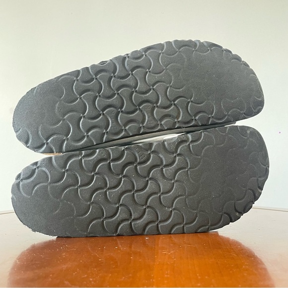 Birkenstock Arizona Silver Birko-Flor Soft Footbed Slide Sandals | EU 39 - Picture 5 of 8